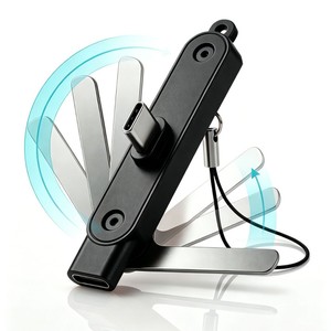 240W Type-C Adapter with Phone Holder, Foldable Connector, Charging and Data Transfer, Wholesale Supply - Product Image 1