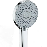 Pommeau de douche hygiénique à prix abordable avec buses en silicone amovibles, anti-obstruction, jet pluie et oxygène, pour salle de bain