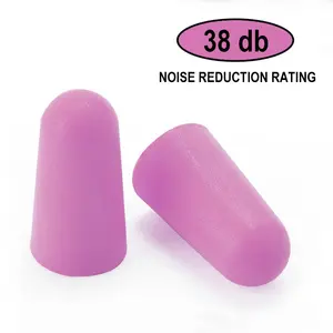 Hearing Protection 60 Pairs Jar Packaging Foam Earplug Noise Cancelling Foam Ear Plugs For Sleeping