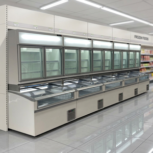 Congélateur combiné pour supermarché, pour la présentation de glaces et d'aliments surgelés - Product Image 1