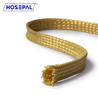 Manguito de cable trenzado Kevlar retardante de llama de alta temperatura HosePal, protector de manguera, protección para militares