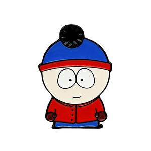 Style européen américain South Park Cartoon Broche transfrontalière Stan Kyle <span class=keywords><strong>Kenny</strong></span> Alliage Badge Accessoires Gravure pour étranger - Product Image 3