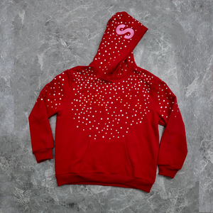 เสื้อฮู้ดผู้ชายสำหรับฤดูใบไม้ร่วงผ้าคอตตอนผ้ากำมะหยี่ปักลายจุดระบายอากาศได้ดี100% - Product Image 1