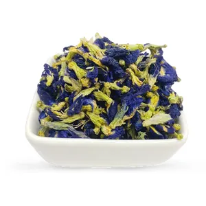 Wholesale Chinese Blooming Tea Organic Dried Blue Butterfly Pea Flower Tea Drinks