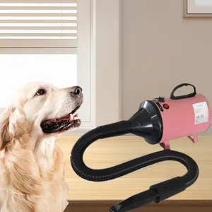 New Design Stepless Adjustable Speed Pet Hair Force Dryer Portable Mute High Power Pet Cat Dog Grooming Water Blower