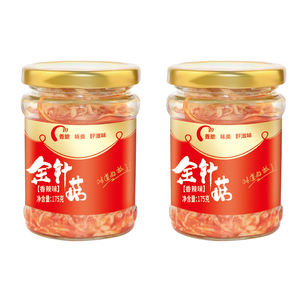 Compagnon de nouilles de <span class=keywords><strong>riz</strong></span> en pot savoureux Enoki aux champignons épicés conservés au sel - Product Image 5