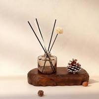 Boîte cadeau personnalisée, porte-bougie en verre, pots à bougies, diffuseur aromatique vide, flacons en verre pour parfums et aromathérapie