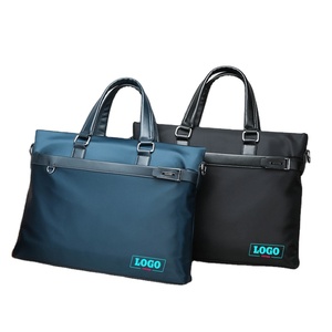 Biểu Tượng Tùy Chỉnh Thời Trang Nylon Unisex Cặp Mềm Không Thấm Nước Làm Việc Vai Túi Máy Tính Dây Đeo Tay Du Lịch Kinh Doanh Máy Tính Xách Tay - Product Image 3