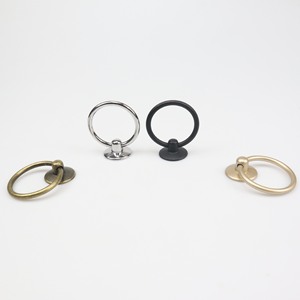 Vintage bulat cincin furnitur pintu tarik pegangan Aloi kabinet lemari gagang laci mebel dekoratif perangkat keras - Product Image 5