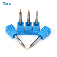 Fresa de Carburo BFL de 2 Filos, 0.5mm, Micro Fresa para Torno