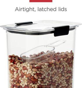 Hot Sale Airtight Food Plastic Canisters BPA Free PET <b>Kitchen</b> Clear Cereal Coffee Tea Dry Food Storage Containers with Lids - Product Image 2
