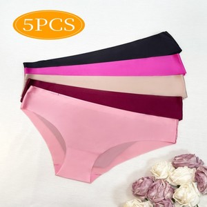 High Quality Women's Ice Silk Seamless <strong>Boyshort</strong> Low-Rise Everyday ODM Breathable Thin <strong>Knickers</strong> in XS-XL Sizes - Product Image 1