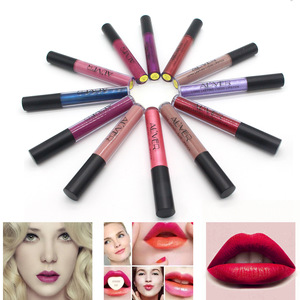 Aliver lip makeup 12 colori tazza antiaderente profumo di labbra rossetto lucidalabbra smalto per labbra lucido impermeabile - Product Image 6
