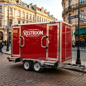 Fully Equipped Durable Mobile Restroom Luxury Portable DOT VIN Event Toilet <b>Trailer</b> - Product Image 2