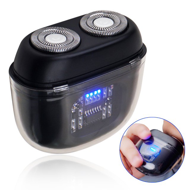 Electric Razor Mini Shavers Portable USB Rechargeable Razor for Home and Travel Use