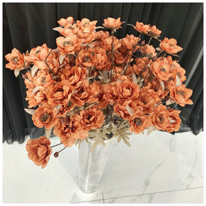 Bouquet de pivoines artificielles Suzume II 30cm-100cm, fleurs en soie pour décorations de mariage et de maison - Product Image 4