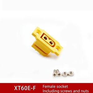 Juego de conectores de bloqueo XT60E-F hembra y XT60H para sistemas de alimentación RC - Interfaz segura para batería, motor y ESC - Product Image 3