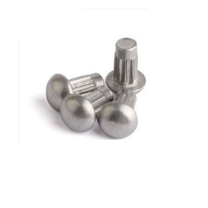 Rivets moletés ronds en acier M2 M3 M4, matériau aluminium, grade 4.8 et grade 6.8, finition brillante - Product Image 1