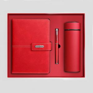 Cuaderno de Cuero PU Personalizado, Set de Regalo Corporativo, Diario A5, Artículos de Regalo Empresariales de Lujo al por Mayor, Cuaderno con Bolígrafo - Product Image 3