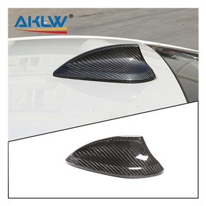 Couvre-antenne de <span class=keywords><strong>toit</strong></span> en carbone sec en forme d'aileron de requin, accessoires extérieurs de voiture, protection pour <span class=keywords><strong>BMW</strong></span> F22 F30 F35 F80 F87 G20 G30 - Product Image 1