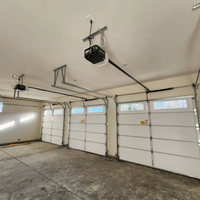 Porte d'entrée en aluminium, porte de garage roulante antivol, porte de garage isolée, porte accordéon, porte roulante électrique automatique coupe-vent