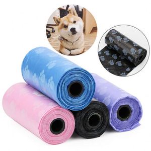 Black <b>Compostable</b> Dog Poop <b>Bag</b> Biodegradable Scented Dog Portable Waste <b>Bags</b> - Product Image 2