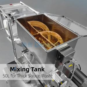 Máquina Automática para Envasar Chocolate, <span class=keywords><strong>Cacao</strong></span> y Leche en Sobres, Máquina para Llenar, Sellar y Embolsar Pasta Espesa como Harissa - Product Image 3