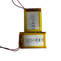 Batterie lithium-ion liquide rechargeable en gros 1000 mAh 3.7V-4.2V 800 cycles 523450 Cathode LiNiMnCoO2 Taux de décharge élevé