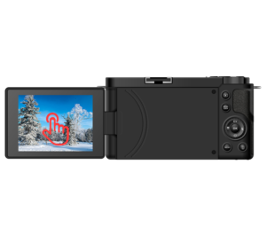 Máy quay video chuyên nghiệp 5K với 270 độ °   Màn hình cảm ứng xoay, <span class=keywords><strong>Zoom</strong></span> quang học 10X, WiFi, Cảm biến Sony - Mẫu D24 bán buôn - Product Image 5