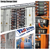 Câble de batterie de stockage d'énergie haute tension CC 1500V, isolé XLPO, en cuivre, pour véhicules électriques, 25mm², 35mm², 50mm², 70mm², 95mm², orange, pour BESS
