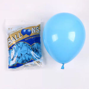 100 قطعة/كيس بالون لاتكس سميك بلون قياسي مقاس 10 بوصة للبيع بالجملة لتزيين حفلات أعياد الميلاد وحفلات الزفاف - Product Image 2