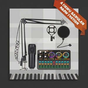 BM800 + K900レコーディングライブスタジオマイクとサウンドカードサウンドボードミキサーコンデンサーマイクオーディオサウンドカード & ミキサー - Product Image 4