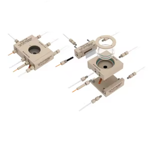 C031-3 loạt phòng thí nghiệm quang phổ raman tại chỗ tế bào dòng điện hóa tế bào cho nghiên cứu thử nghiệm pin (loại khuếch tán khí 3h) - Product Image 4