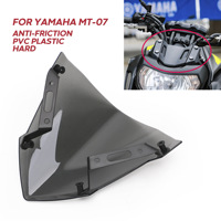 Pare-brise en plastique PVC anti-friction dur Offre Spéciale pour FZ-07 MT-07 YAMAHA 2018-2019