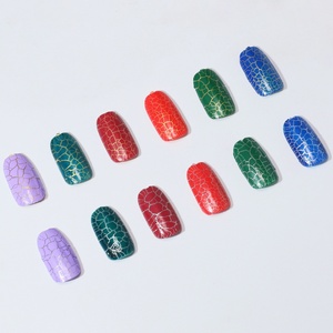 Vernis à ongles gel UV super facile à appliquer avec effet craquelé cool, motif craquelé étonnant, séchage à l'air libre - Product Image 2