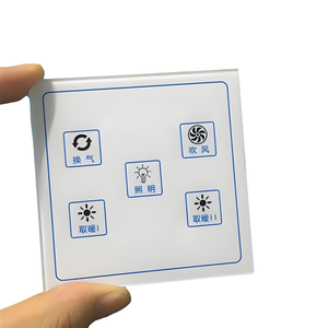 Panneau en verre intelligent trempé imprimé en sérigraphie sur mesure de 0,5 à 19 mm pour les restaurants et les panneaux de menu électroniques intelligents - Product Image 4