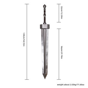 Vente chaude 139cm FRP <span class=keywords><strong>Elden</strong></span> Anneaux Guts Grande Épée pour Cosplay Collection - Product Image 2