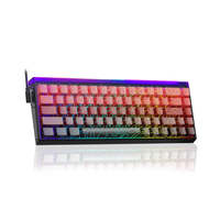 Clavier de jeu mécanique filaire AULA HREO 68 HE, clavier de jeu à effet Hall échangeable à chaud, éclairage RVB, 68 touches