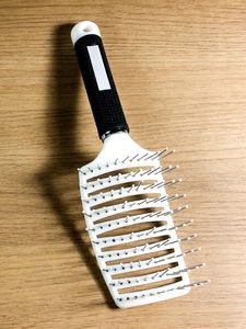 Wholesale Custom Plastic Nylon Massage Hairbrush Curved Vent Hair <b>Brush</b> Portable Wet and Dry Detanling Hair <b>Brush</b> - Product Image 4