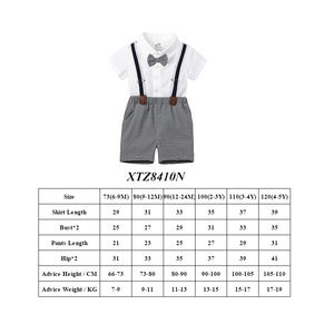 Conjuntos de Ropa de Verano para Niños Pequeños, Conjunto de Ropa para Bebés con Corbata de Moño, Traje de Fiesta para Recién Nacidos, Ropa de Cumpleaños - Product Image 3