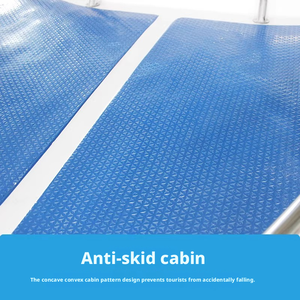 Lancha Rápida Más Económica de 17.6 Pies, Yate de Lujo Abierto de Fibra de Vidrio para 8 Personas, Yate de Lujo de 5.38 Metros en Venta - Product Image 5