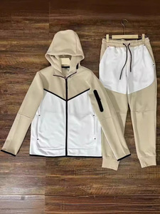 Men's <strong>Customized</strong> Polyester Logo Full Zip <strong>Tech</strong> <strong>Fleece</strong> Hoodie Sweater Set Fashion Print 3 Panels <strong>TrackSuit</strong> Men's Sweatertech