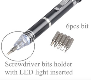 Với Đèn Pin LED 6 In1 Multi-<span class=keywords><strong>screwdriver</strong></span> Torch <span class=keywords><strong>Pen</strong></span> Shape Tuốc Nơ Vít - Product Image 3