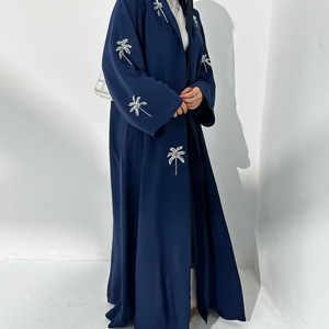 Ensemble Abaya Élégant Grande Taille 2026 Nouvelle Collection – Kaftan Femme à Manches Longues et Bordure Dentelle, Tenue de Soirée Formelle Musulmane - Product Image 2