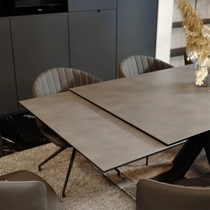 Pháp Đồ Nội Thất Gấp Thông Minh Bàn Ăn Cà Phê Phong Cách Mới Nhỏ Mở Dài Bàn Ăn Từ 6 Để 16 Ghế Ghế - Product Image 5