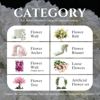 Mur de fleurs artificielles en tissu enroulable personnalisable de 8 x 8 pieds, roses blanches, décoration de fond de mariage