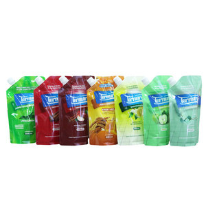 공장 재활용 500ml 세탁 비누 분말 식기 세척 액체 충전 및 캡 리필 백 1l 세탁 세제 스파우트 파우치 - Product Image 5