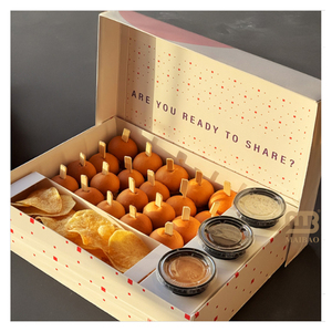 Caja <span class=keywords><strong>de</strong></span> inmersión <span class=keywords><strong>de</strong></span> postres del tamaño <span class=keywords><strong>de</strong></span> un bocado para restaurante, caja <span class=keywords><strong>de</strong></span> comida para pasteles <span class=keywords><strong>de</strong></span> masa frita, contenedor desechable para llevar, Mini caja <span class=keywords><strong>de</strong></span> hamburguesas - Product Image 6