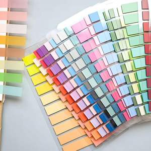 21Pcs Gradient PET Self-Adhesive Sticky Notes <b>Memo</b> <b>Pads</b>-Semi-Transparent Gift for Office Use - Product Image 5