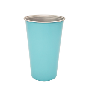 Vaso de Cerveza Desechable de Aluminio de 400-600 ml, Ecológico y Apilable, para Festivales y Bares - Product Image 1